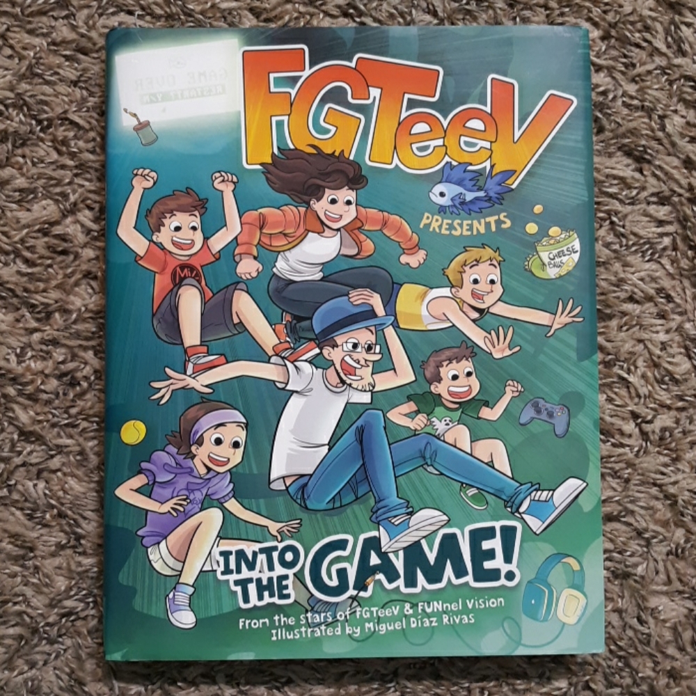 #673 NWT FGTeeV book. Into the game. By FGTeeV